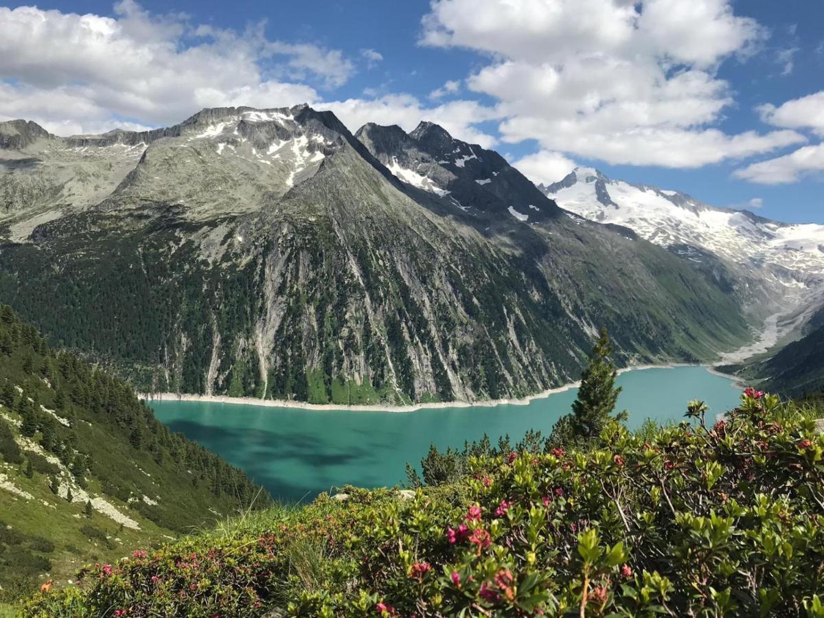 Landhaus Katharina Bis 12 Personen Mit Saunachalet Und Blick Auf Die Bergwelt Des Zillertals Hippach Eksteriør bilde